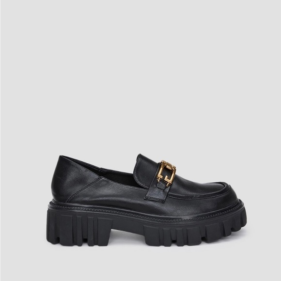 Lattelier chain penny leather chunky loafers - Picture 2 of 5